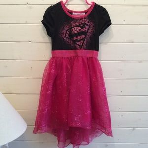 Supergirl hi-low costume dress